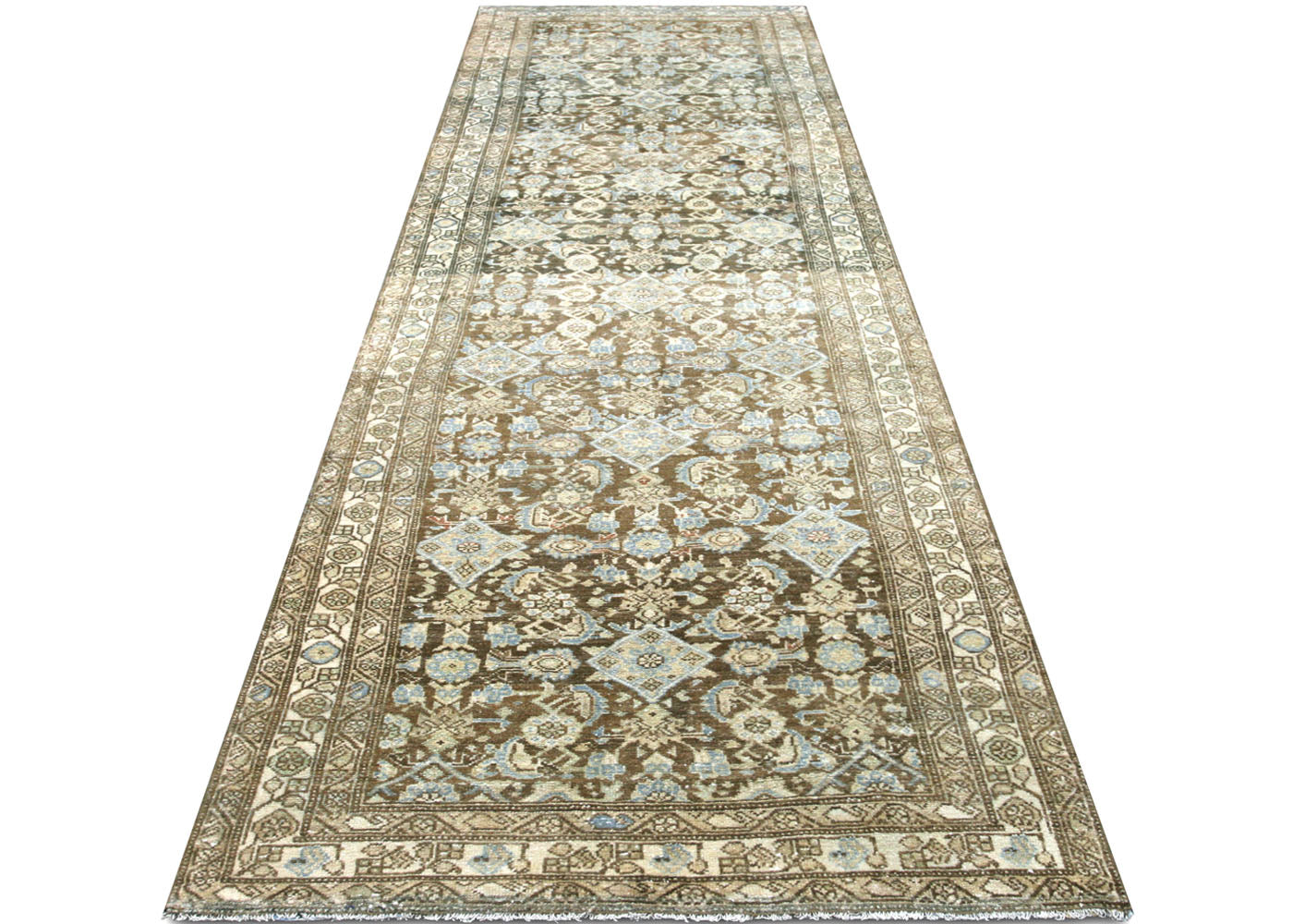 Antique Persian Melayer Rug - 3'5" x 12'4" - 210420