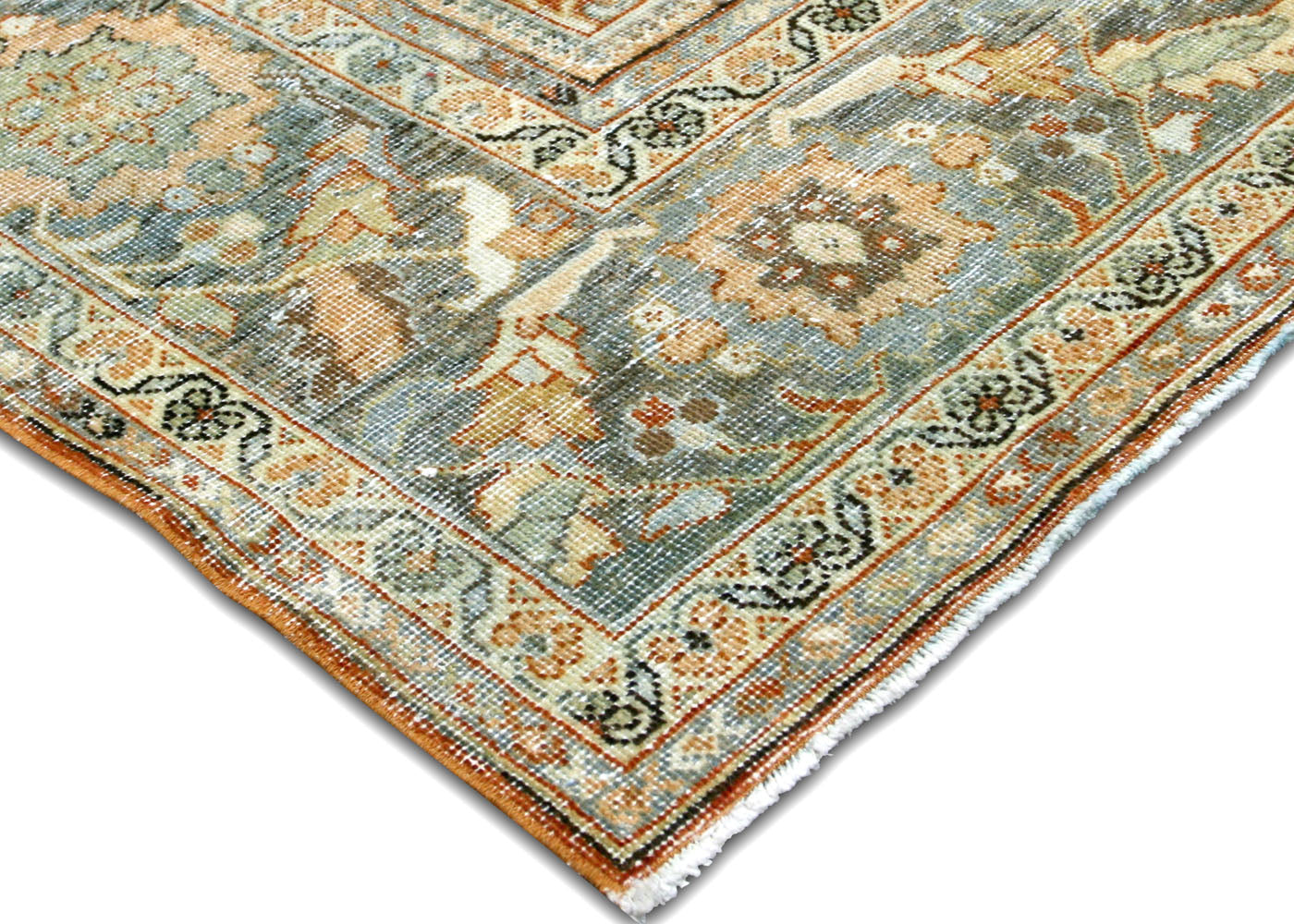 Vintage Persian Mahal Rug - 9' x 12'6" - 210424