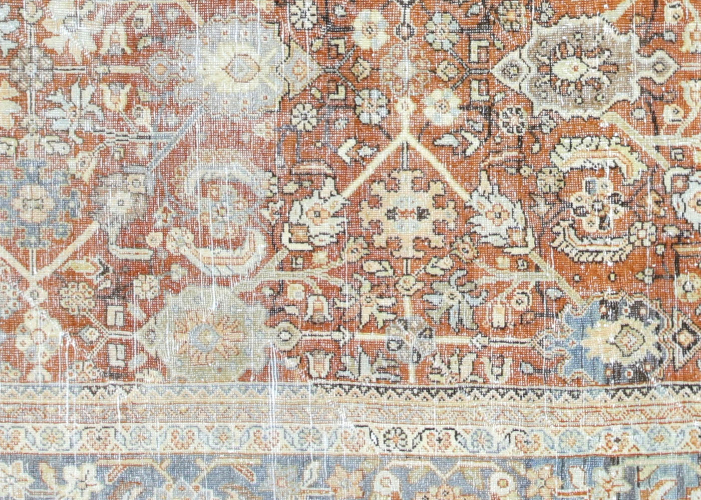 Vintage Persian Mahal Rug - 9' x 12'6" - 210424