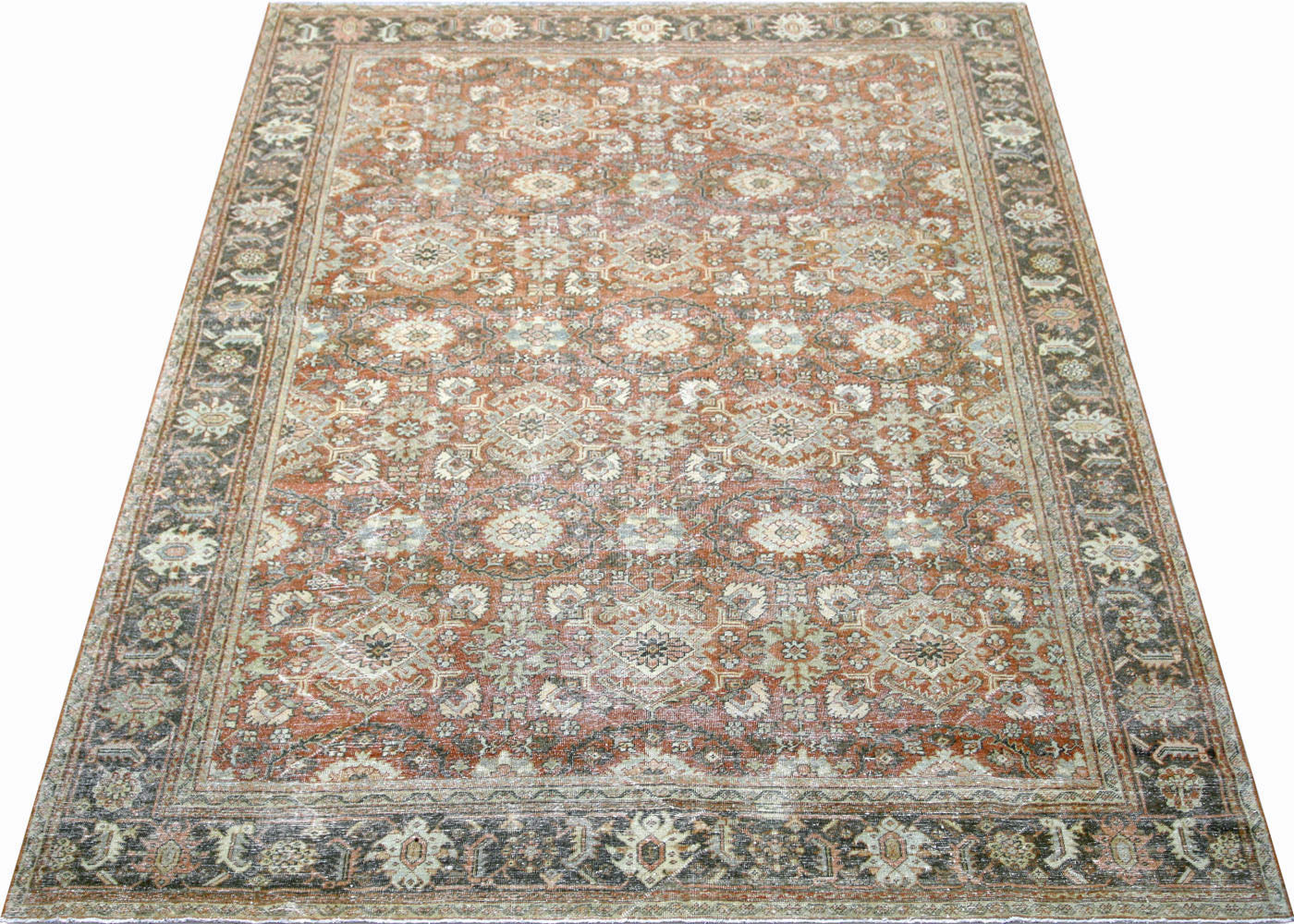 Vintage Persian Mahal Rug - 8'6" x 12'12" - 210430