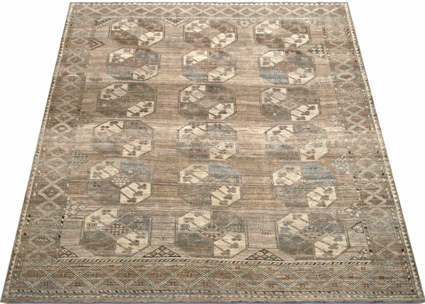 Semi Antique Beshir Rug - 7'10" x 9'9" - 210431
