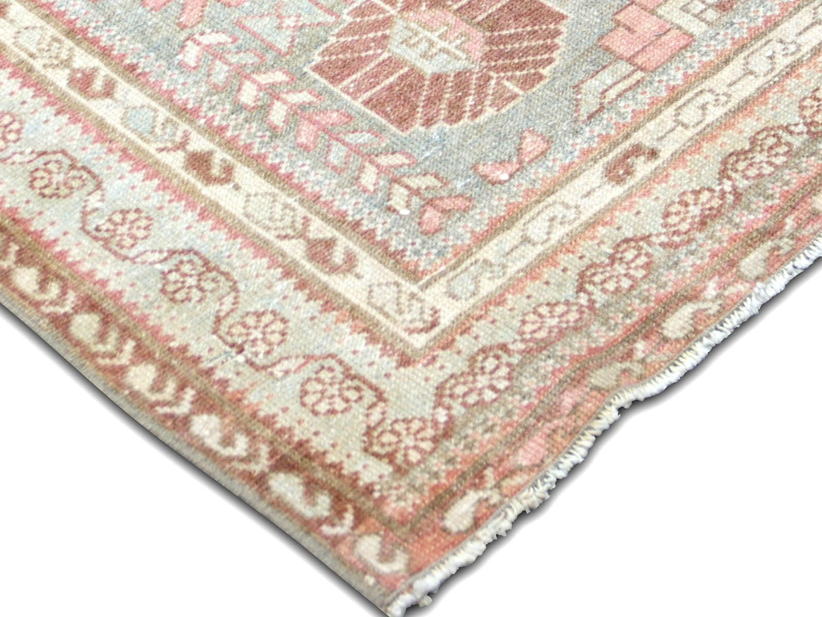 Semi Antique Persian Melayer Runner - 3'4" x 12'7" - 210446