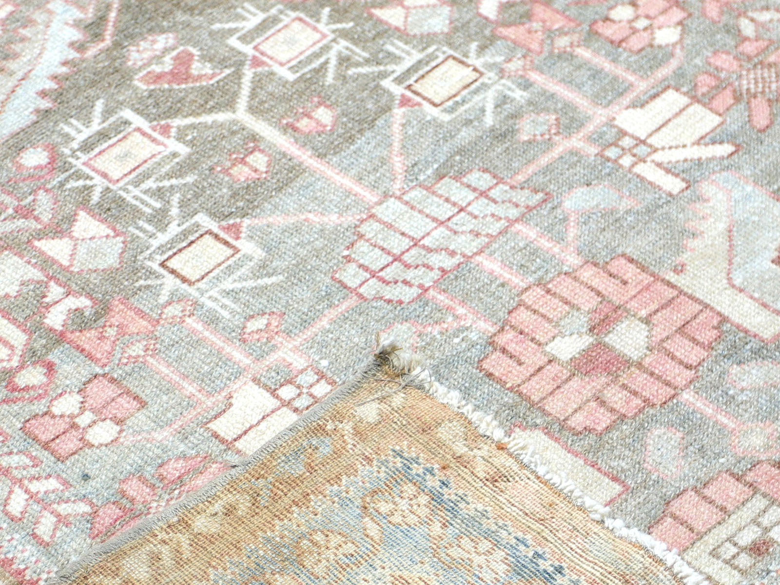 Semi Antique Persian Melayer Runner - 3'4" x 12'7" - 210446