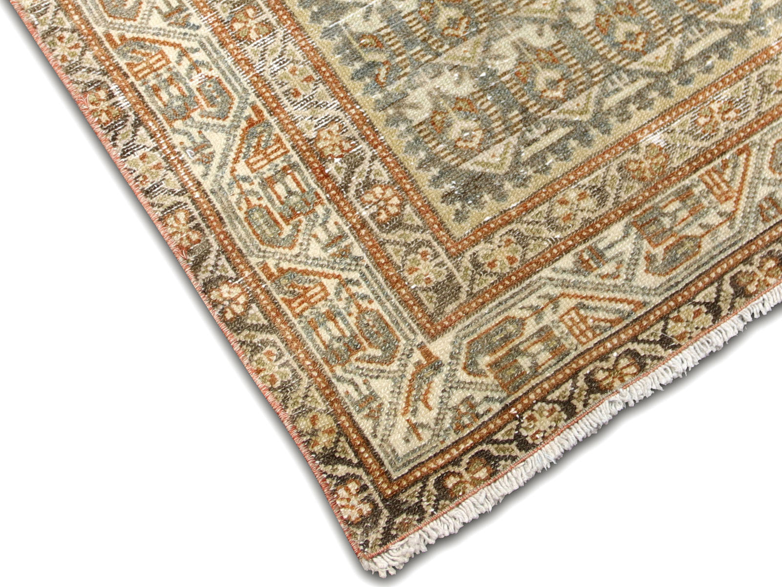 Semi Antique Persian Melayer Runner - 3'2" x 16'2"