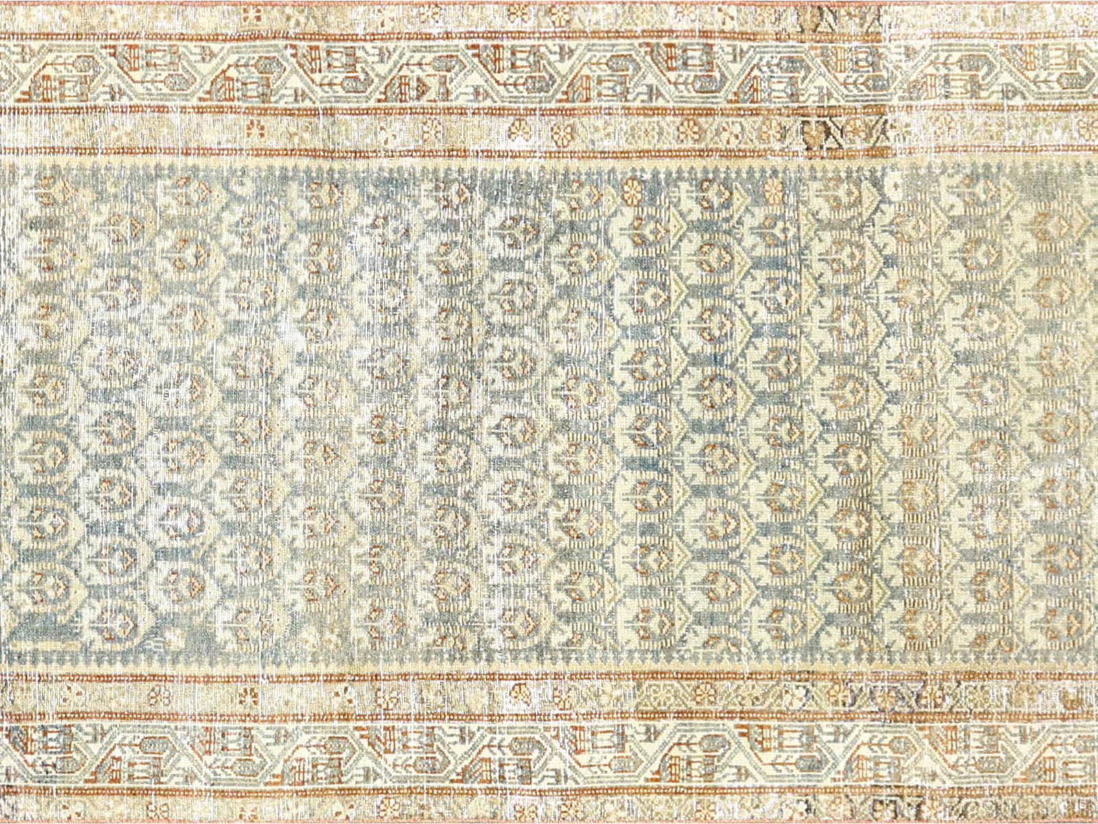 Semi Antique Persian Melayer Runner - 3'2" x 16'2"