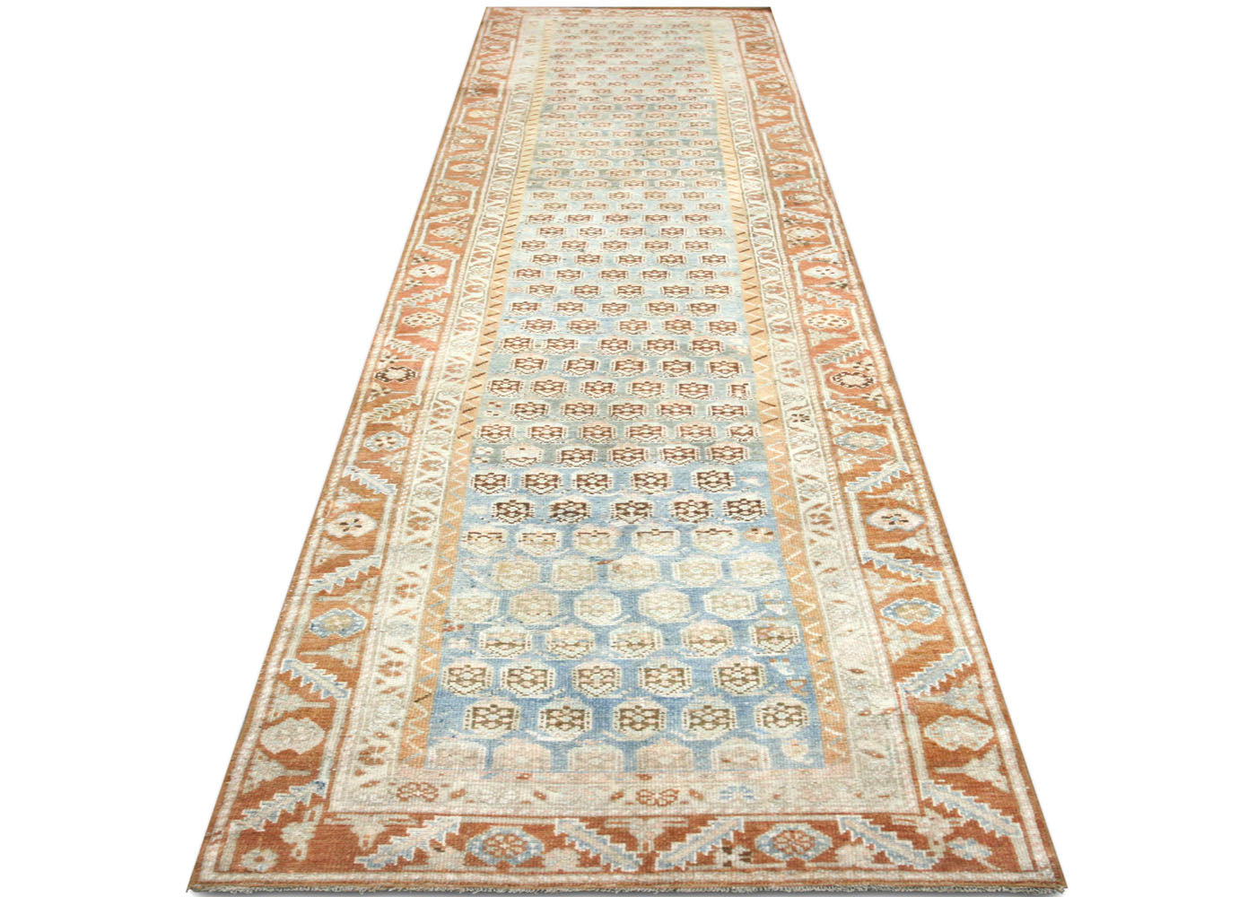 Semi Antique Persian Melayer Runner - 2'10" x 14'3" - 210462