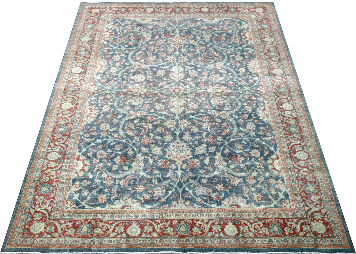 Semi Antique Persian Tabriz Rug - 8'4" x 12'3" - 210463