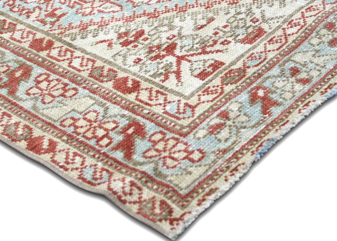 Semi Antique Persian Melayer Runner - 3'4" x 13'5" - 210464
