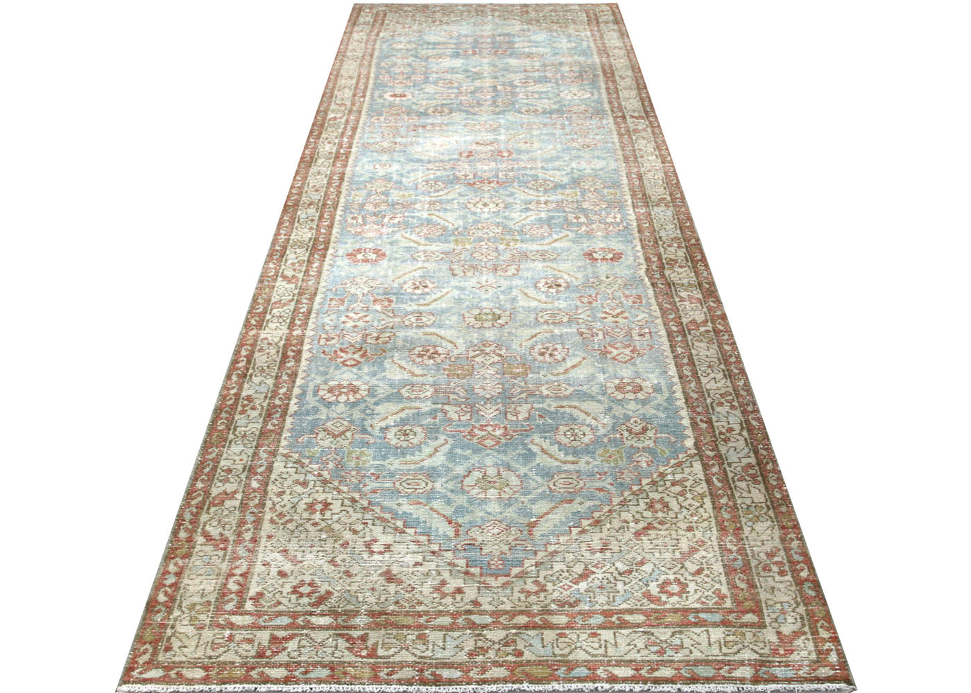 Semi Antique Persian Melayer Runner - 4'0" x 13'3" - 210466