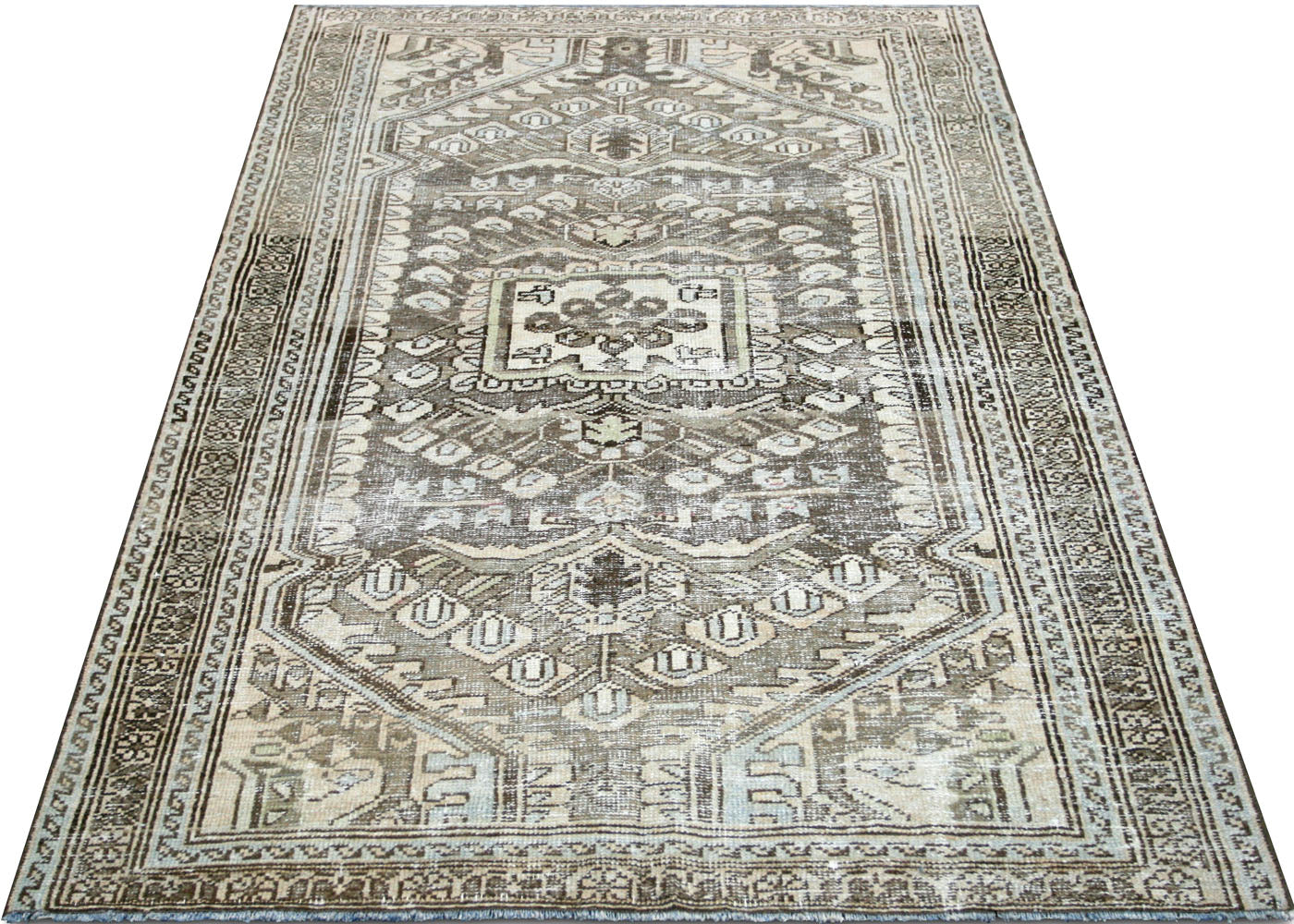 Semi Antique Persian Melayer Rug - 4'3" x 6'6" - 210479