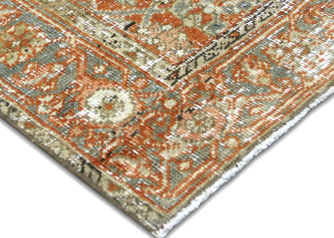 Semi Antique Persian Tabriz Runner - 2'9" x 17' - 210482