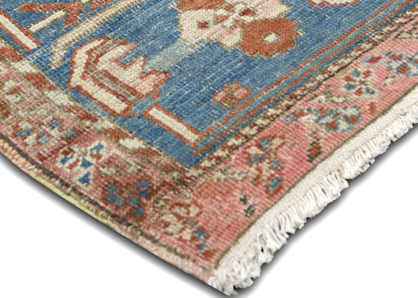 Antique Persian Heriz Rug - 9'5" x 10'6" - 210491