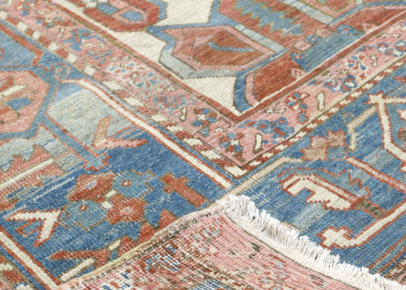 Antique Persian Heriz Rug - 9'5" x 10'6" - 210491