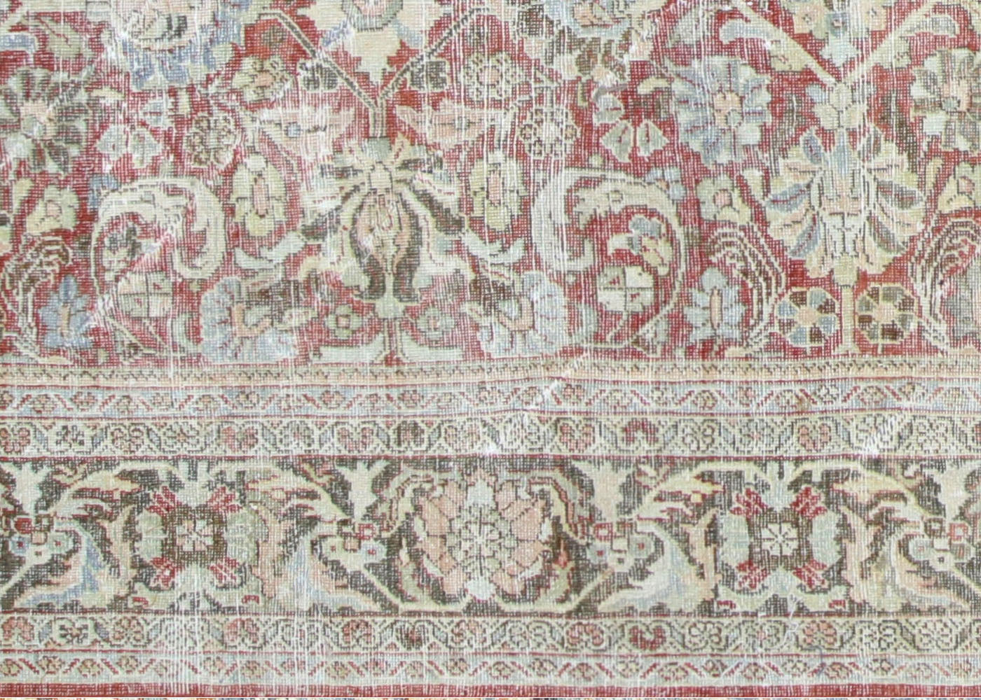 Semi Antique Persian Mahal Rug - 9' x 12'6" - 210492