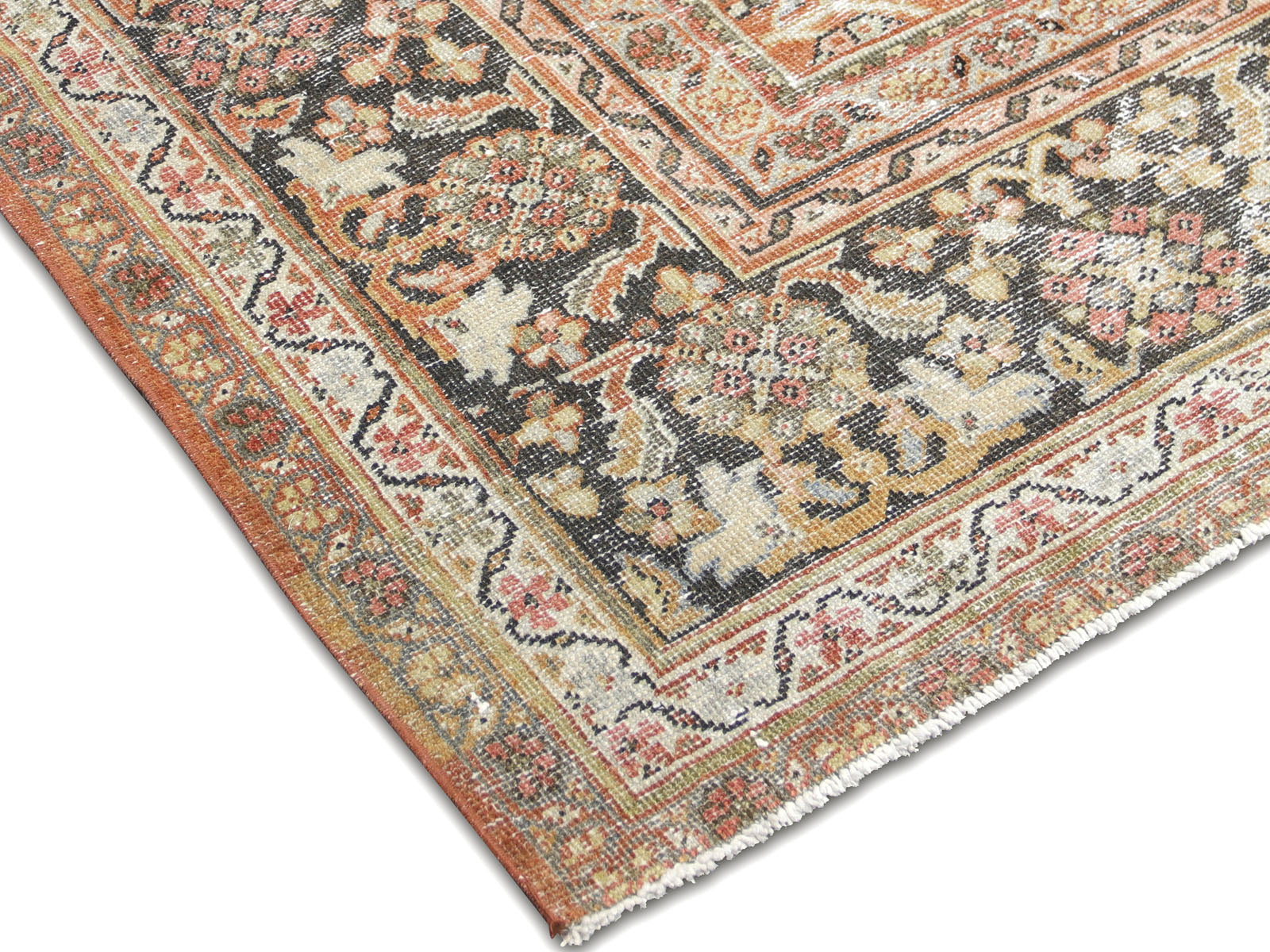 Antique Persian Mahal Rug - 10'5" x 10'3"