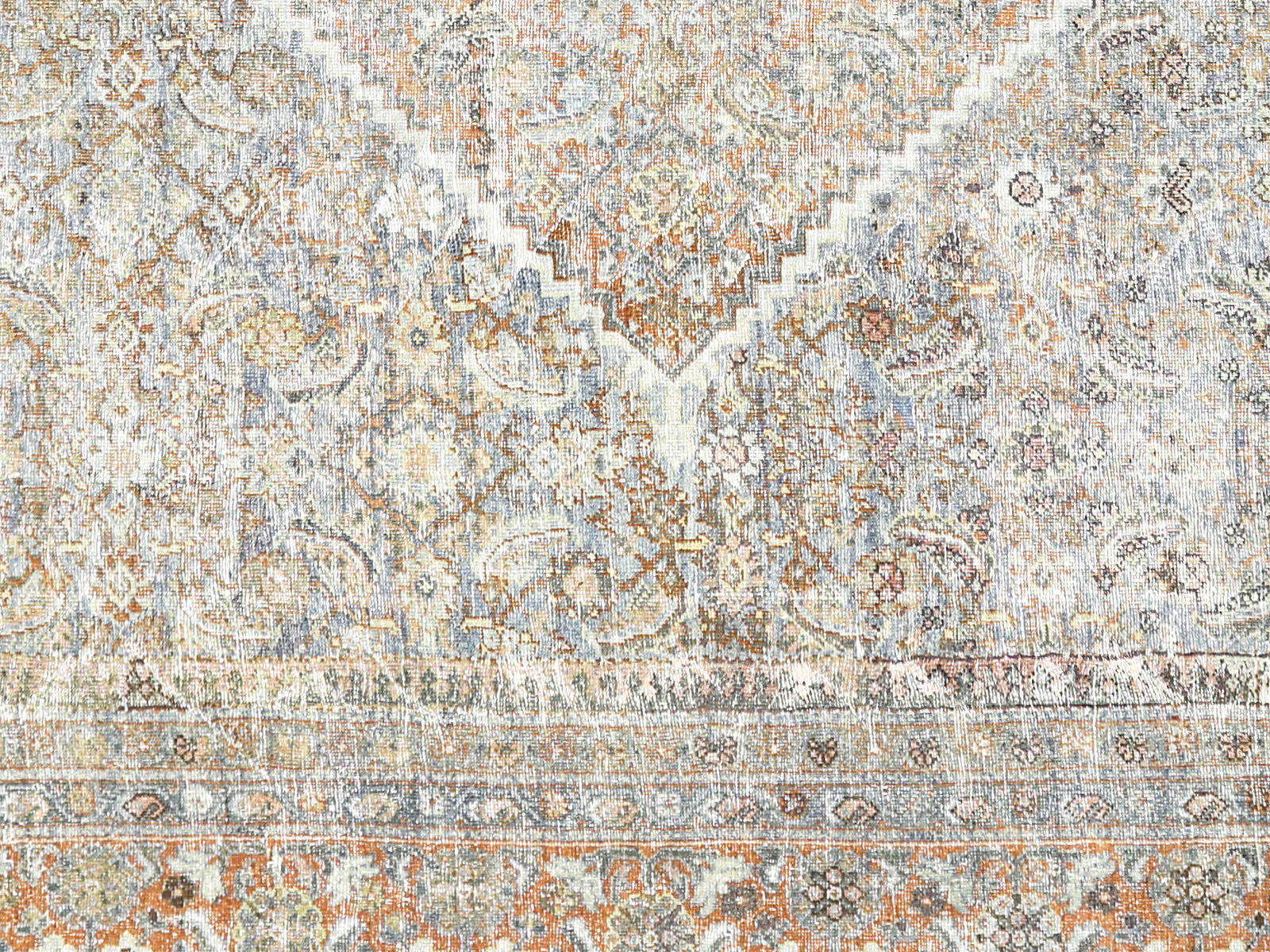 Antique Persian Mahal Rug - 10'11" x 17'4"