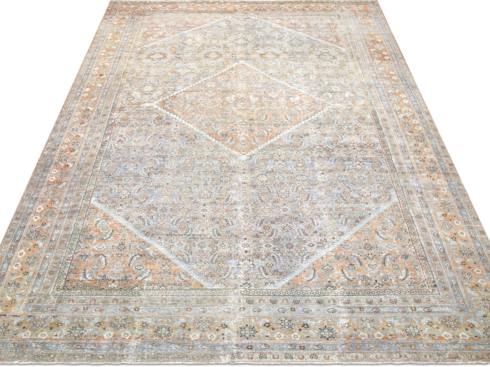 Antique Persian Mahal Rug - 10'11" x 17'4"