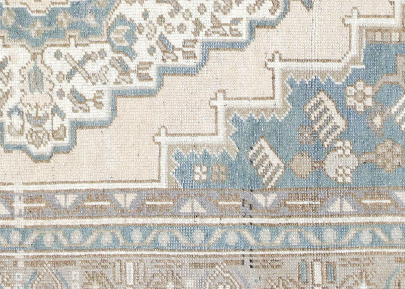 Vintage Turkish Oushak Rug - 4'1" x 6'4" - 210509