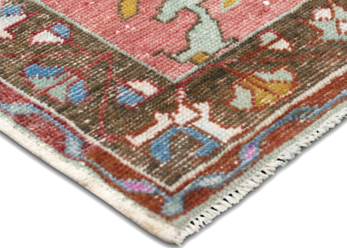 Vintage Turkish Oushak Rug - 2'11" x 5'10" - 210513