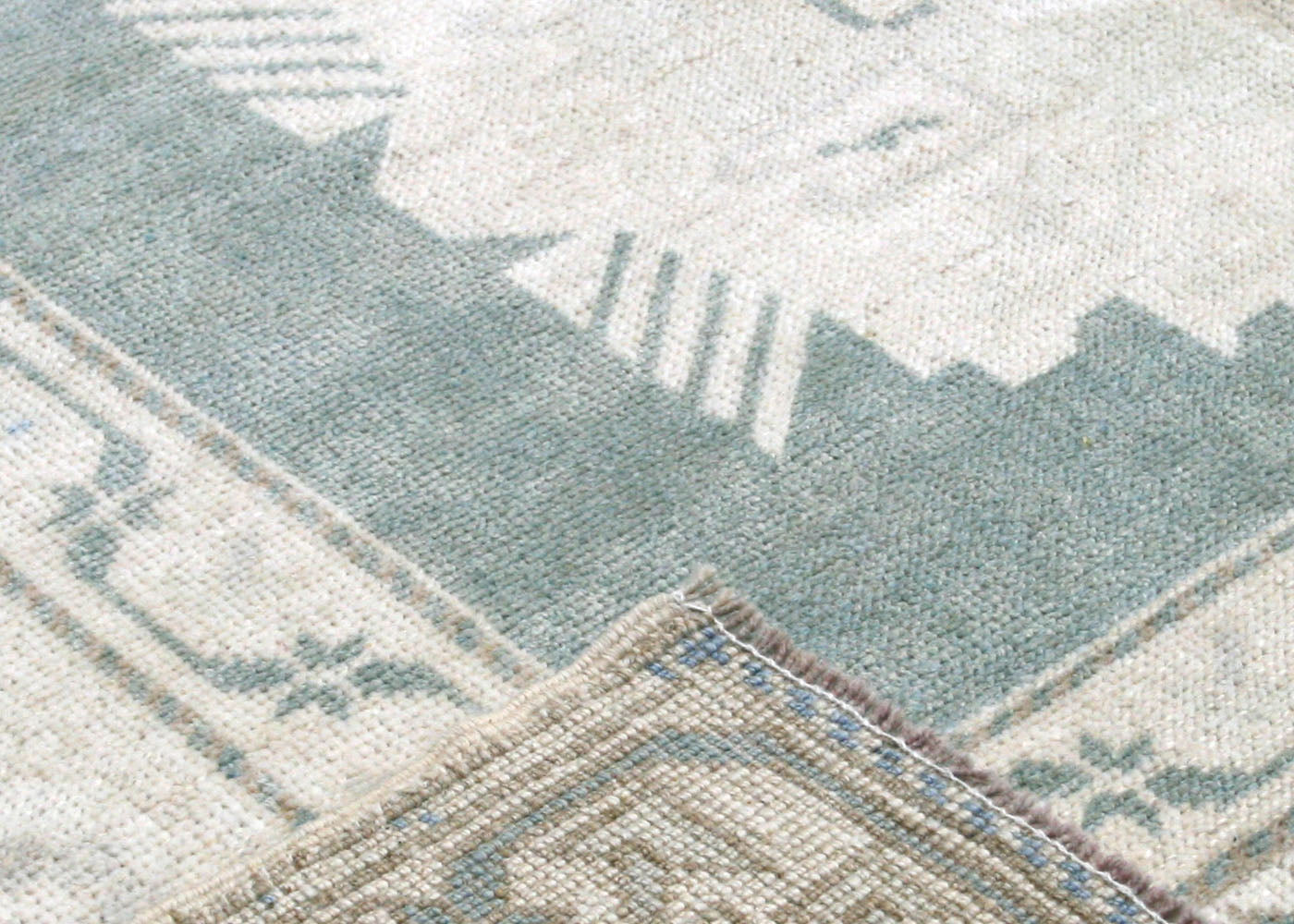 Vintage Turkish Oushak Rug - 4'7" x 6'7" - 210514
