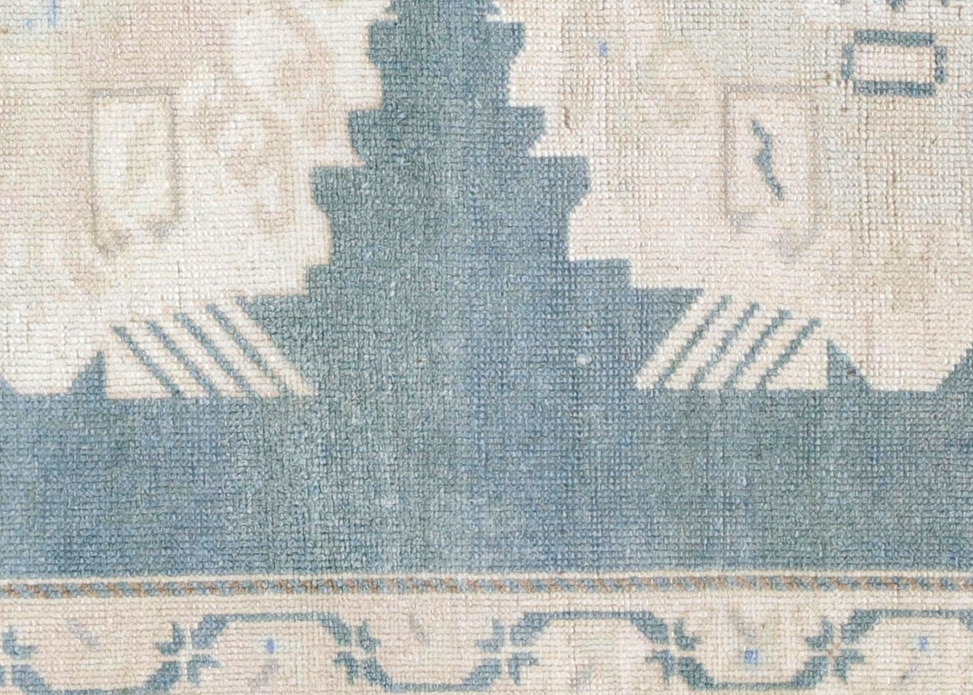 Vintage Turkish Oushak Rug - 4'7" x 6'7" - 210514