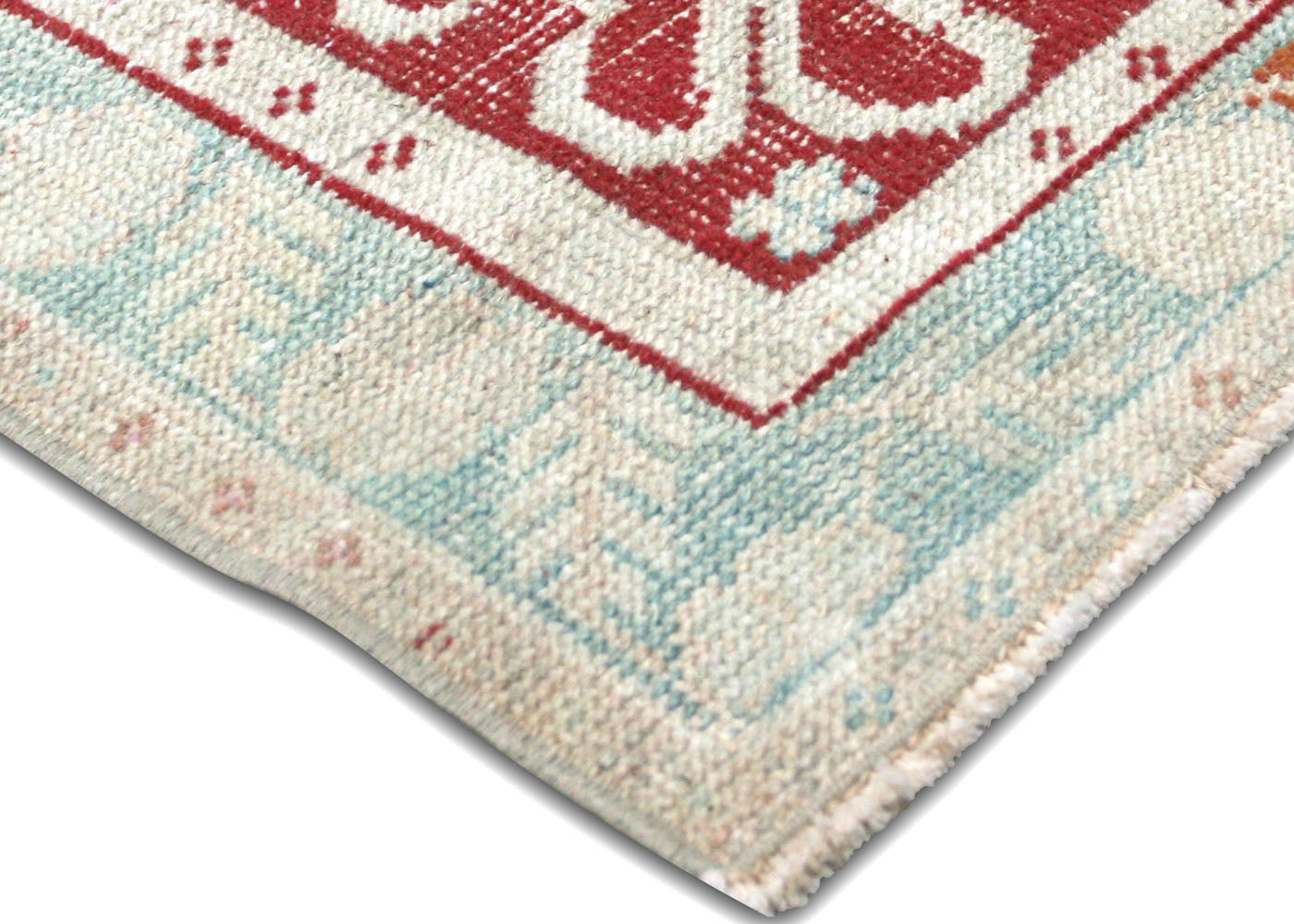 Vintage Turkish Oushak Rug - 2'11" x 6'2" - 210518