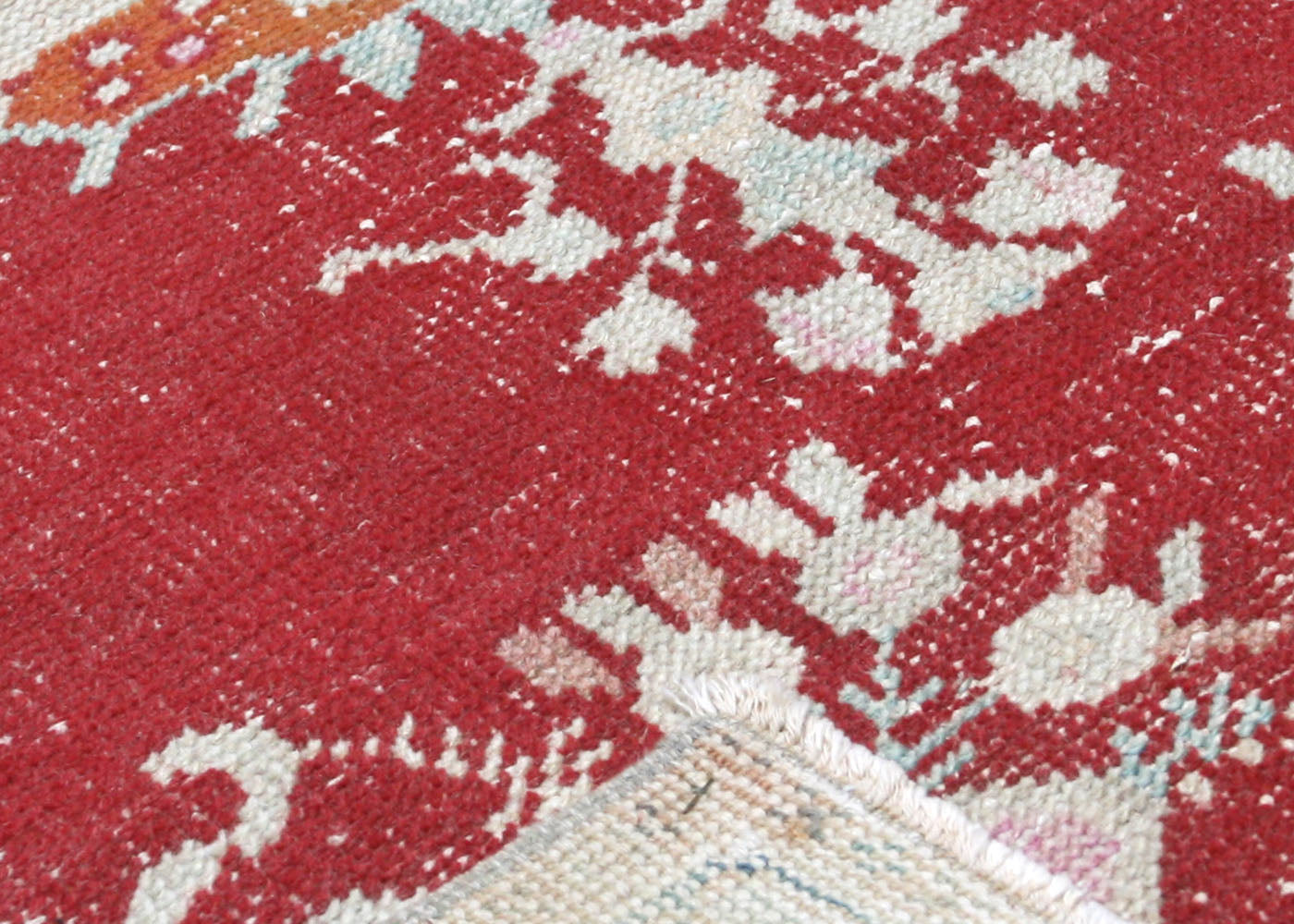 Vintage Turkish Oushak Rug - 2'11" x 6'2" - 210518