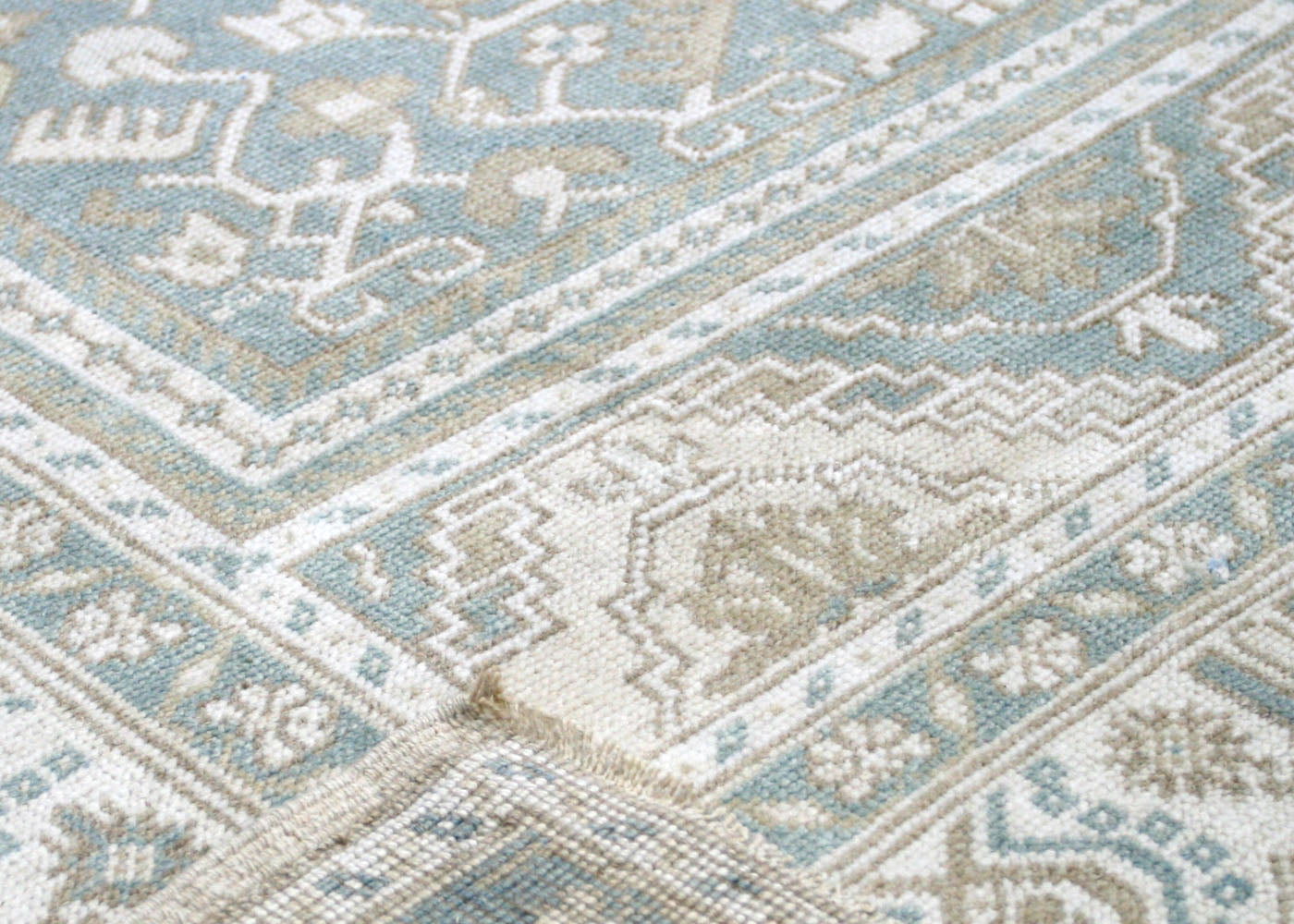 Vintage Turkish Oushak Rug - 5'2" x 9'1" - 210526