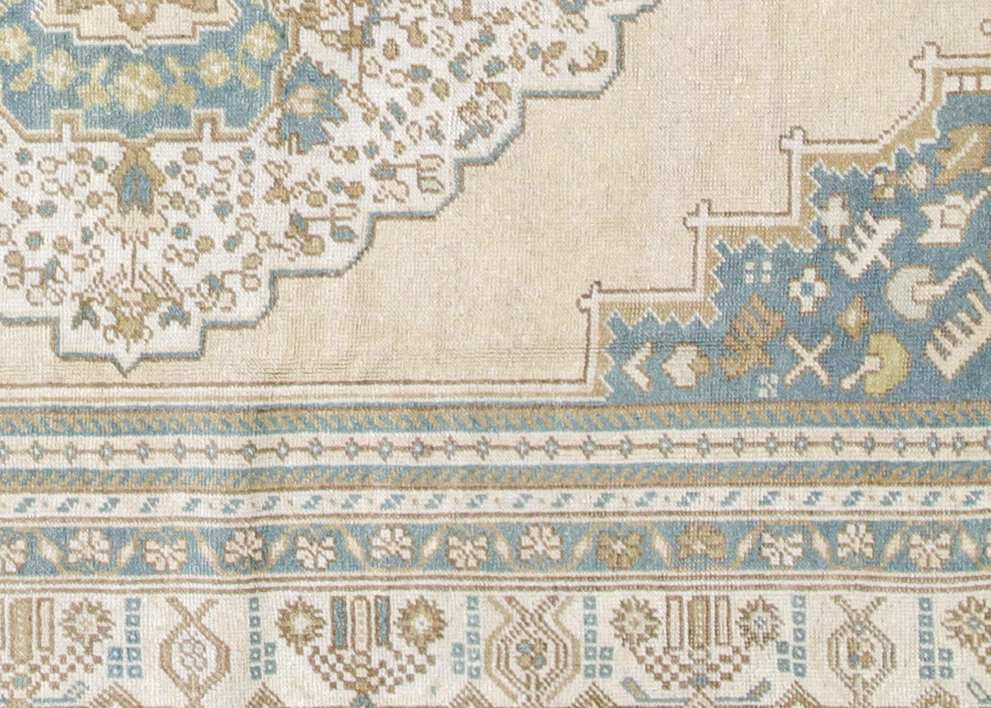 Vintage Turkish Oushak Rug - 5'2" x 9'1" - 210526