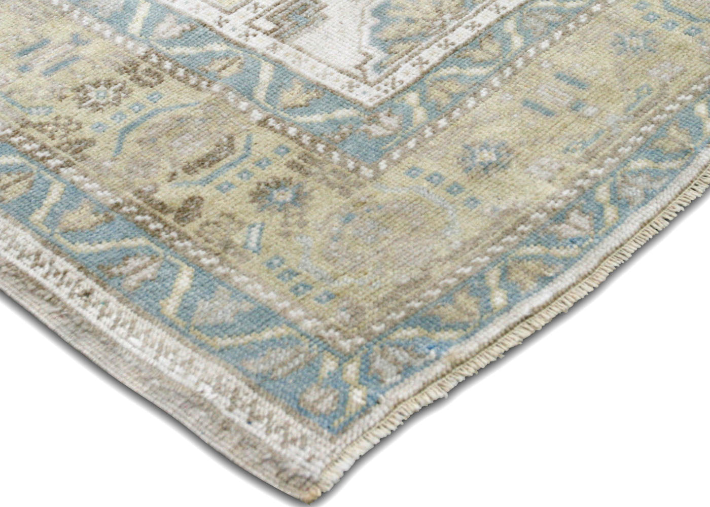 Vintage Turkish Oushak Rug - 6'6" x 10'7" - 210527