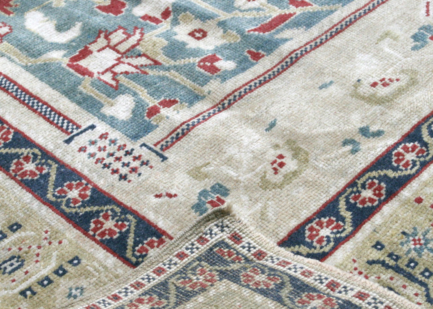 Vintage Turkish Oushak Rug - 5'7" x 8'11" - 210528