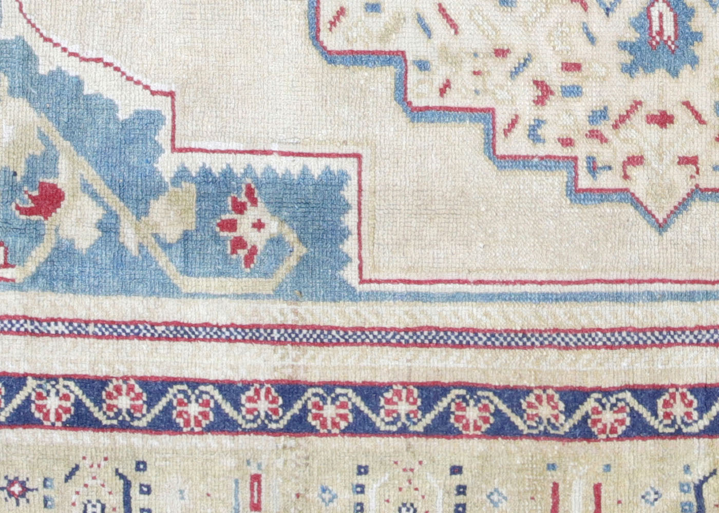 Vintage Turkish Oushak Rug - 5'7" x 8'11" - 210528
