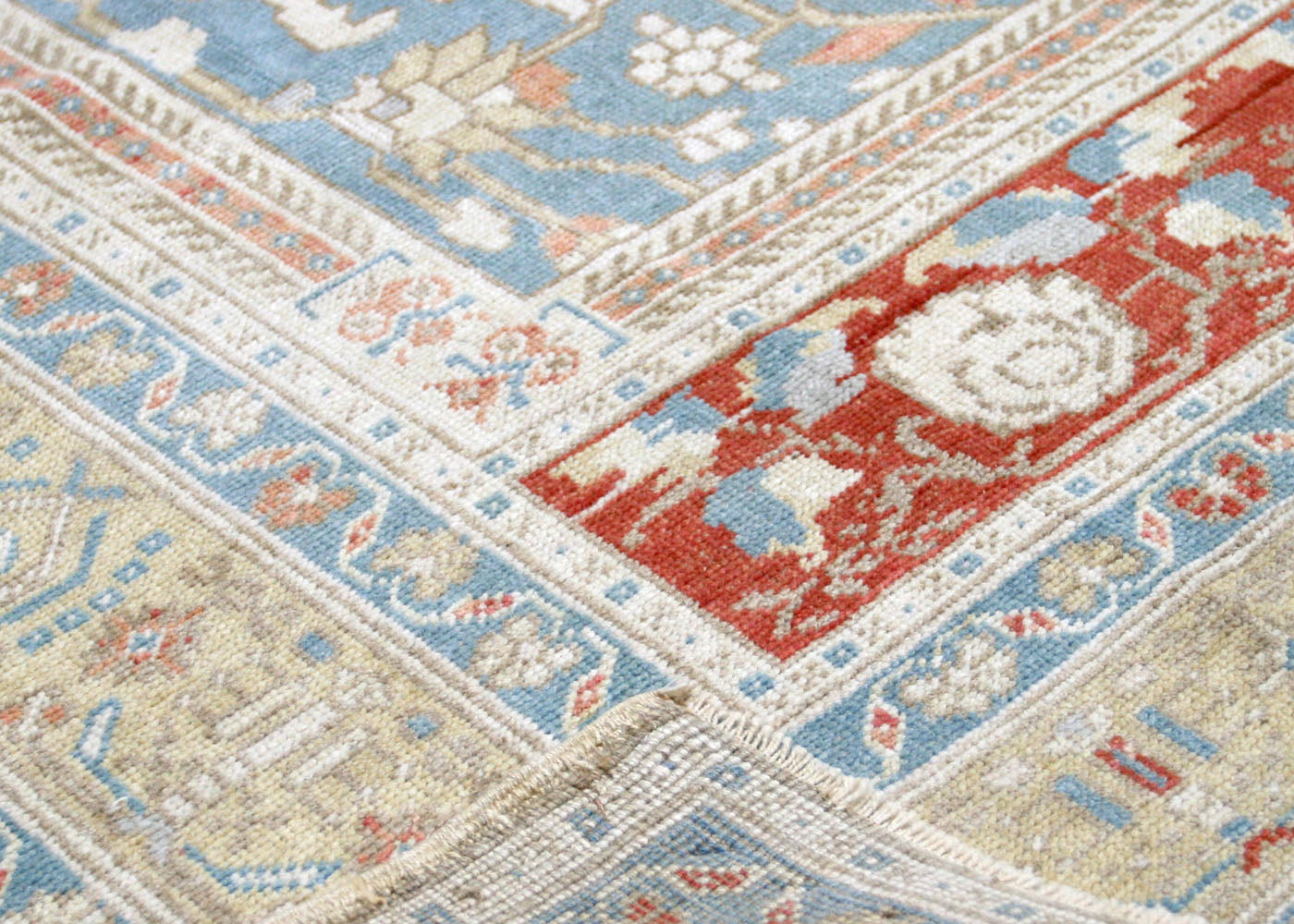 Vintage Turkish Oushak Rug - 6'1" x 9'5" - 210529