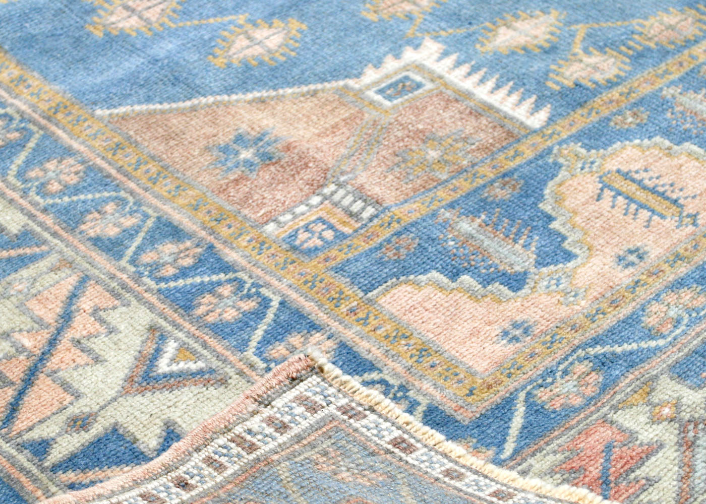 Vintage Turkish Oushak Rug - 5'8" x 9' - 210530