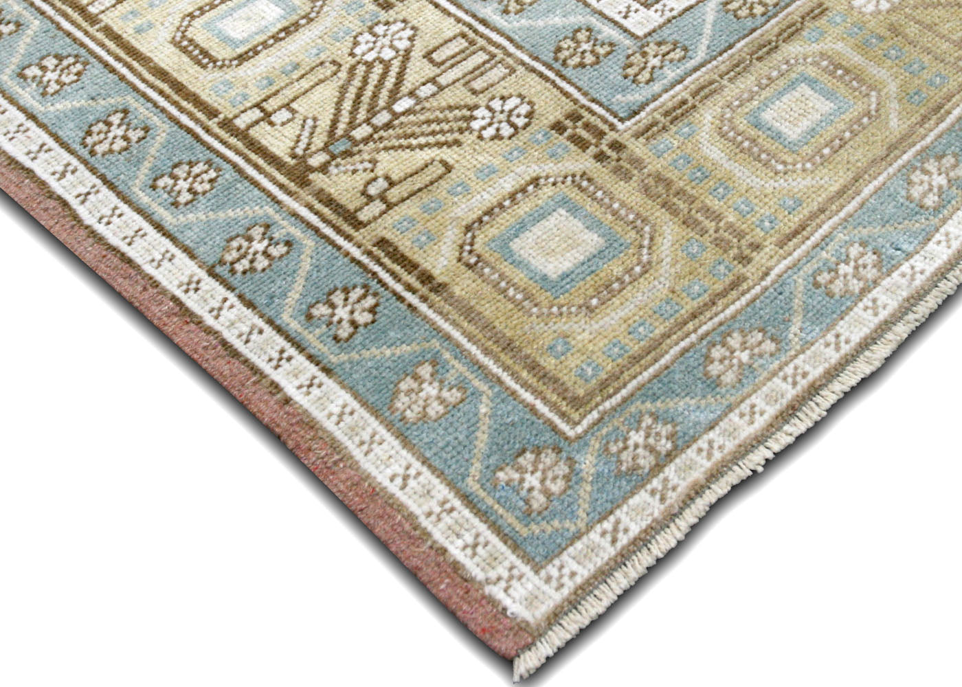 Vintage Turkish Oushak Rug - 6'4" x 10'5" - 210532