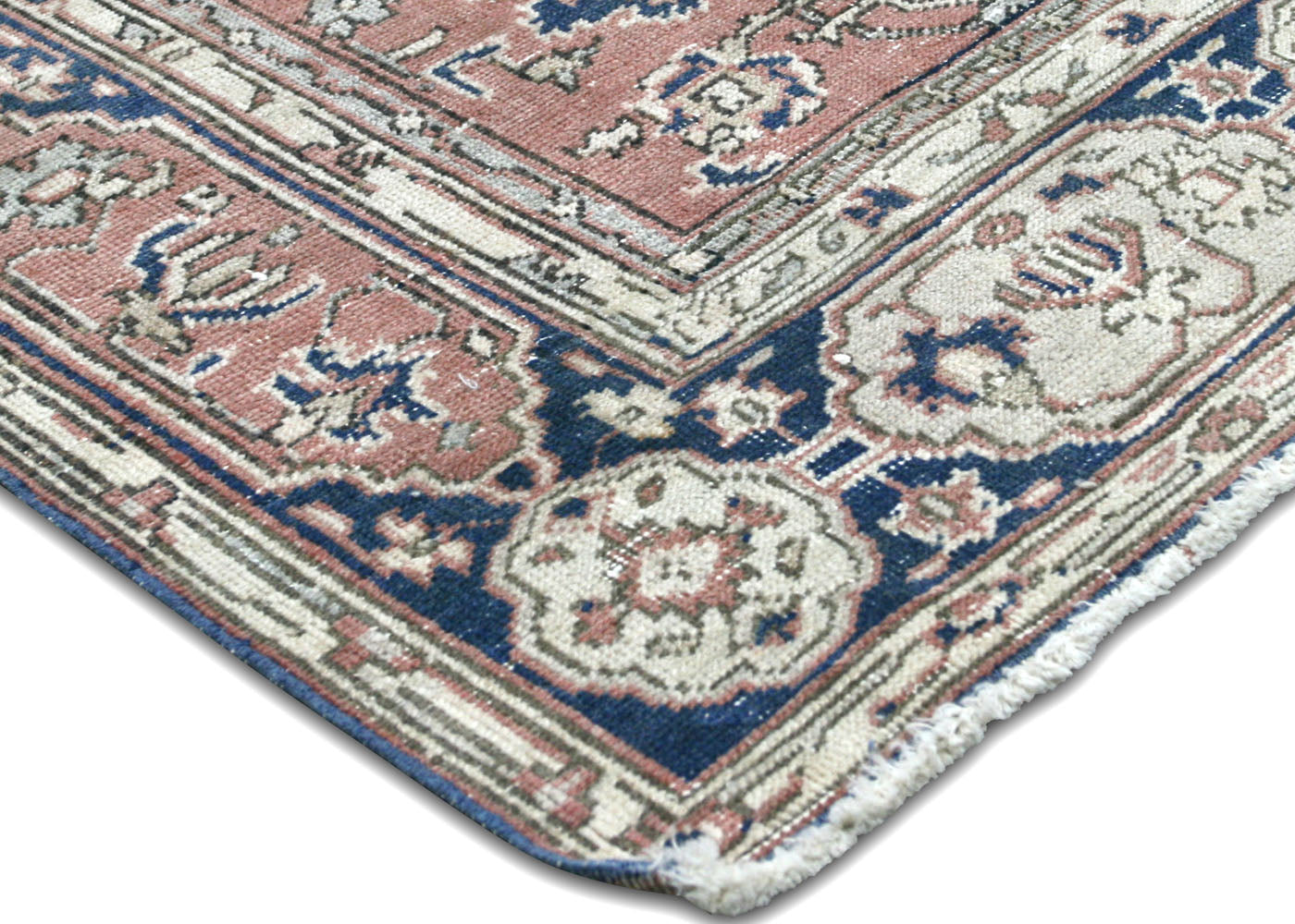 Vintage Turkish Oushak Rug - 5'1" x 8'1" - 210534