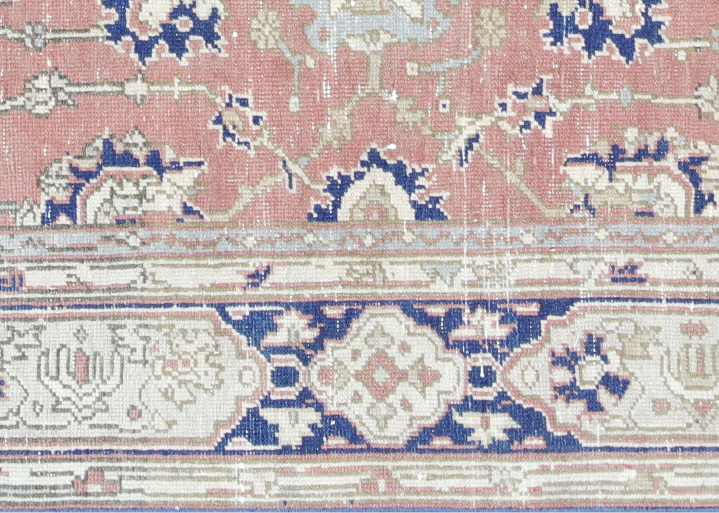 Vintage Turkish Oushak Rug - 5'1" x 8'1" - 210534