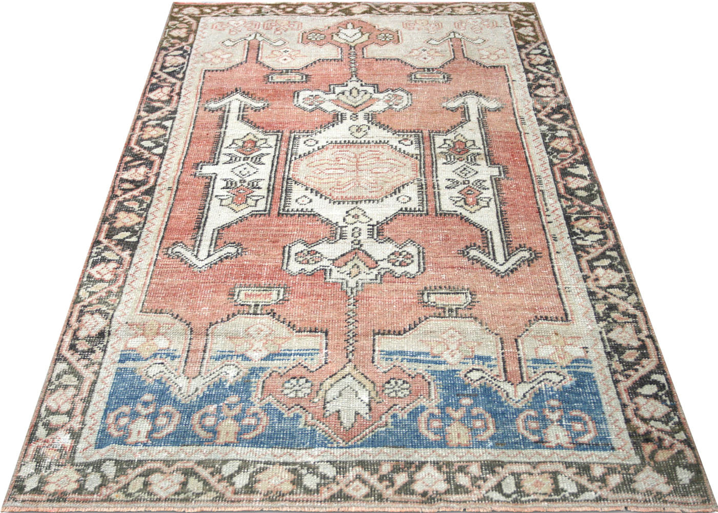 Vintage Turkish Oushak Rug - 4'5" x 7'9" - 210536