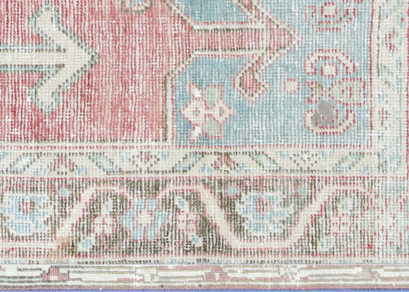 Vintage Turkish Oushak Rug - 4'9" x 7'1" - 210541