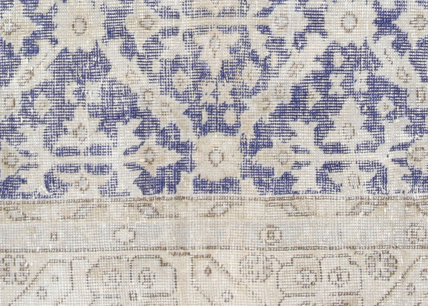 Vintage Turkish Oushak Rug - 5'3" x 7'11" - 210543