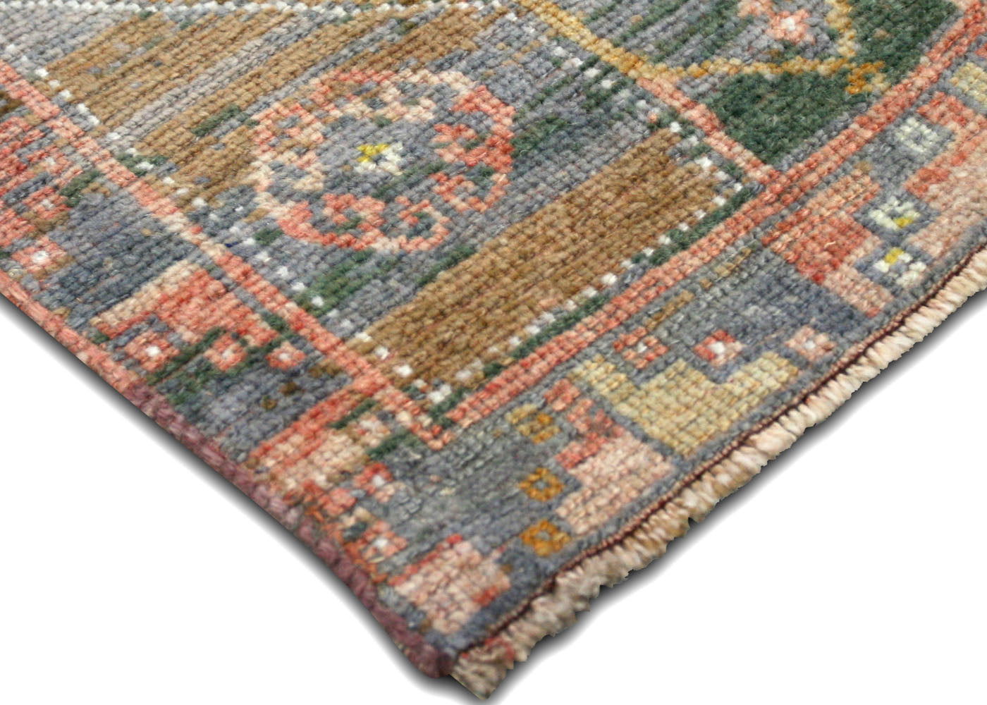 Vintage Turkish Oushak Yastic - 1'6" x 3'4" - 210553