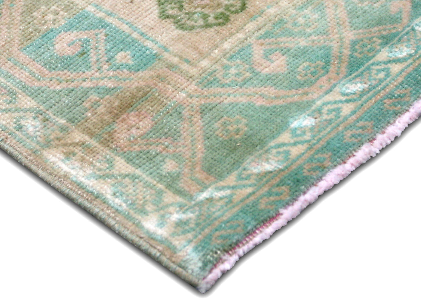 Vintage Turkish Oushak Yastic - 1'7" x 3'4"