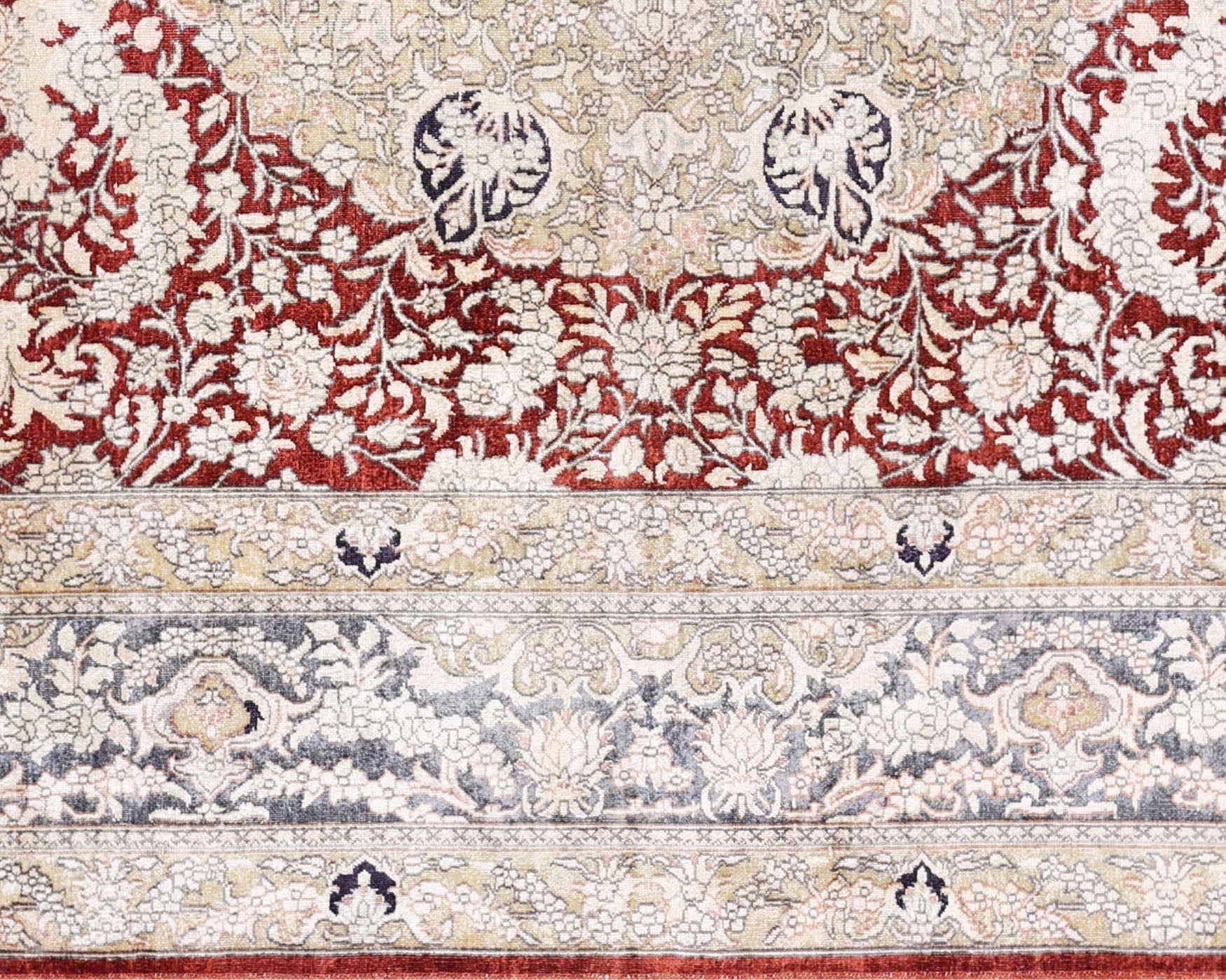Vintage Turkish Hereke Rug - 5' x 8'