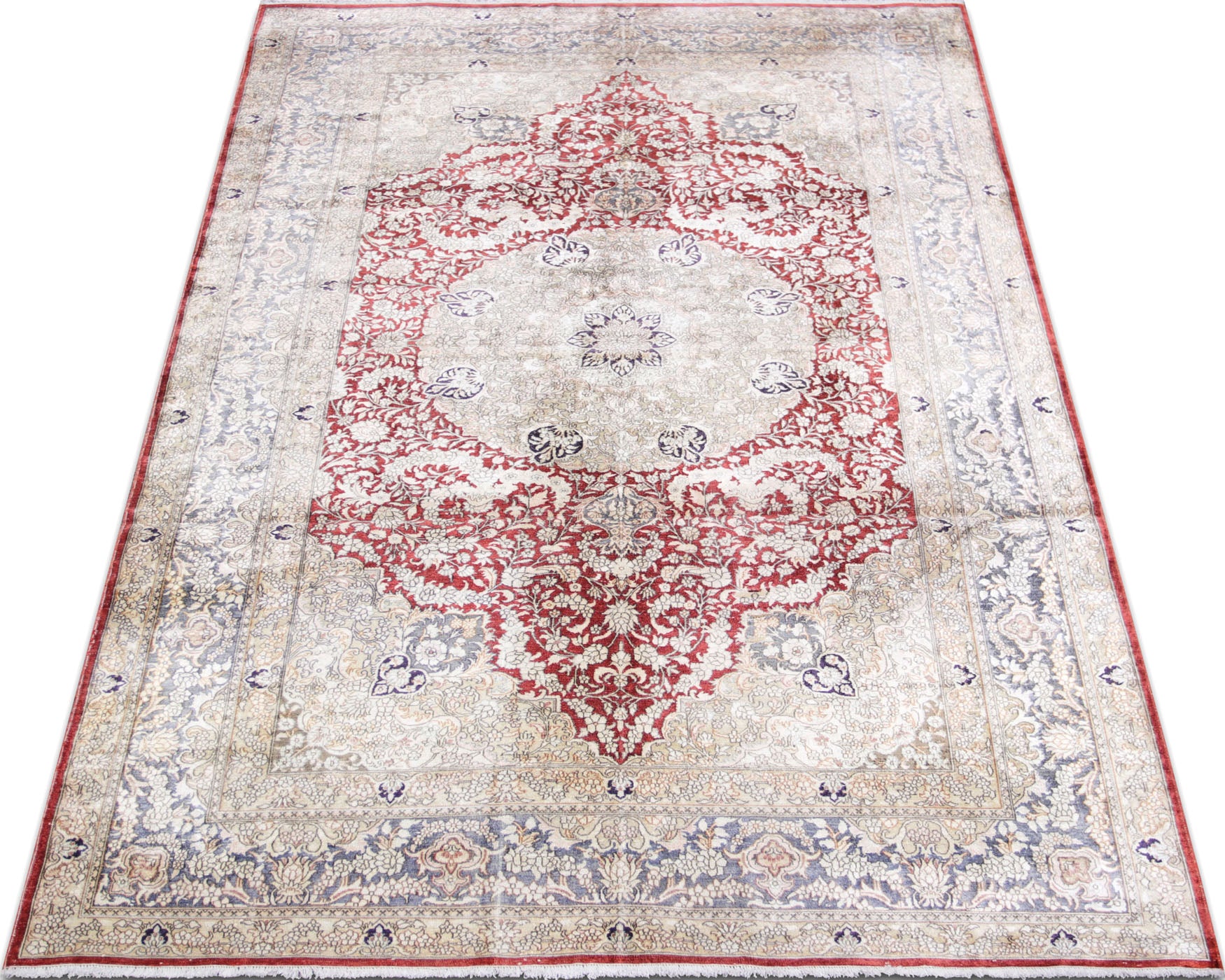 Vintage Turkish Hereke Rug - 5' x 8' - 210651