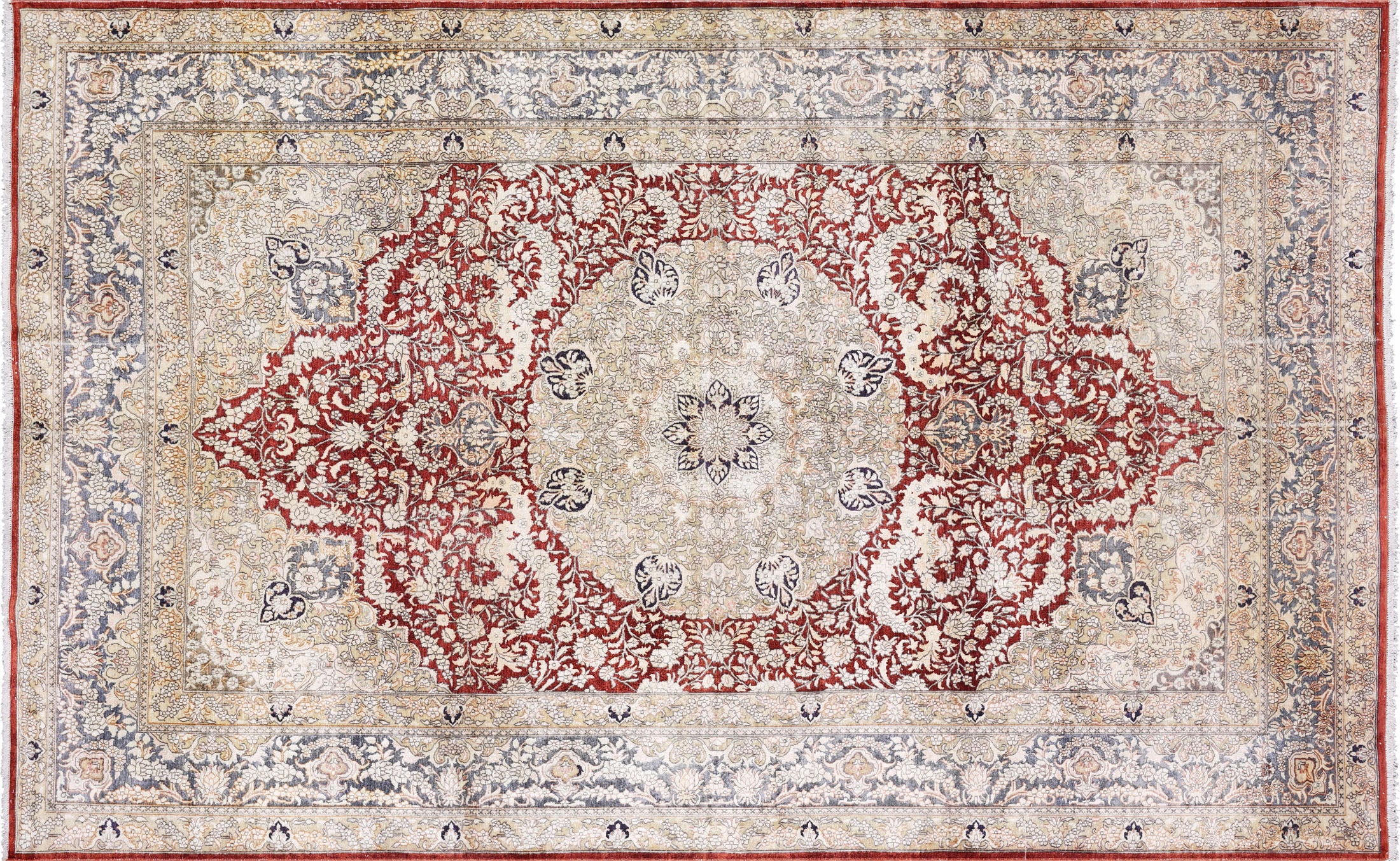 Vintage Turkish Hereke Rug - 5' x 8'