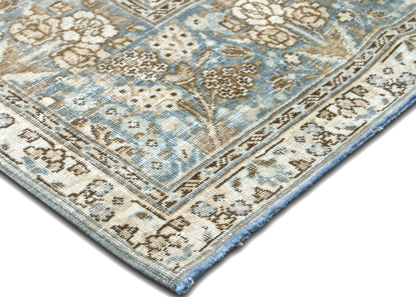 Vintage Persian Tabriz Rug - 7'3" x 11'2" - 220003