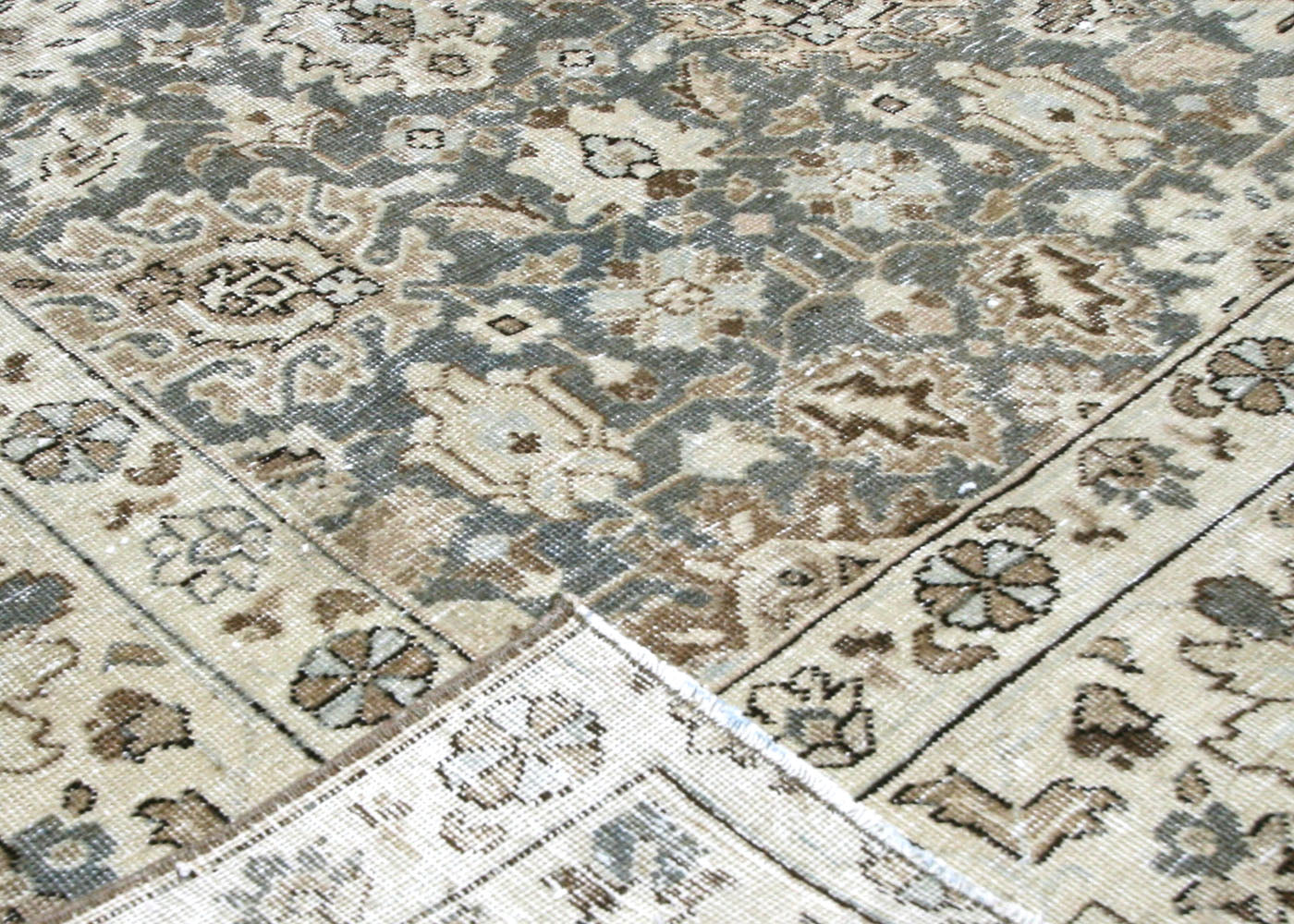 Semi Antique Persian Tabriz Rug - 8'9" x 11'4" - 220010