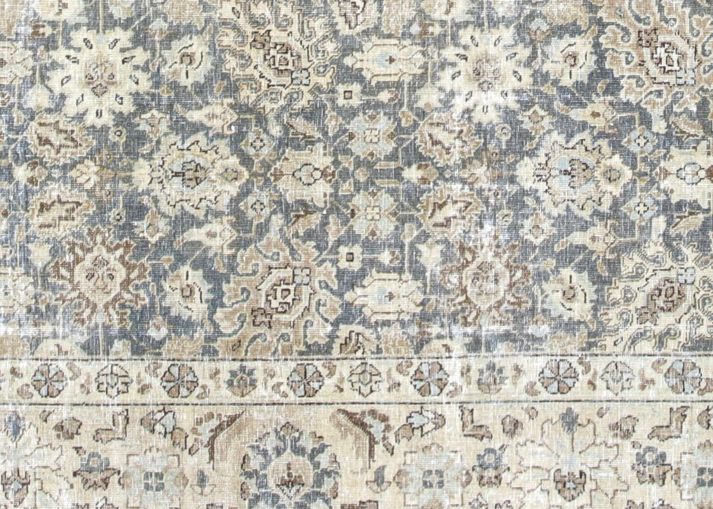 Semi Antique Persian Tabriz Rug - 8'9" x 11'4" - 220010