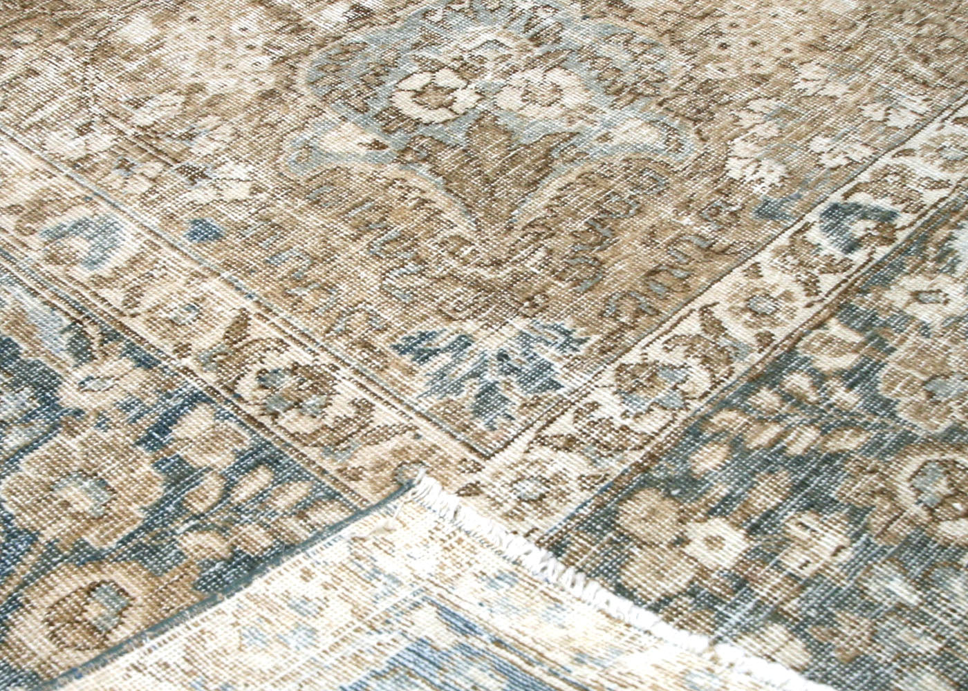 Semi Antique Persian Tabriz Rug - 9'7" x 13'5" - 220014