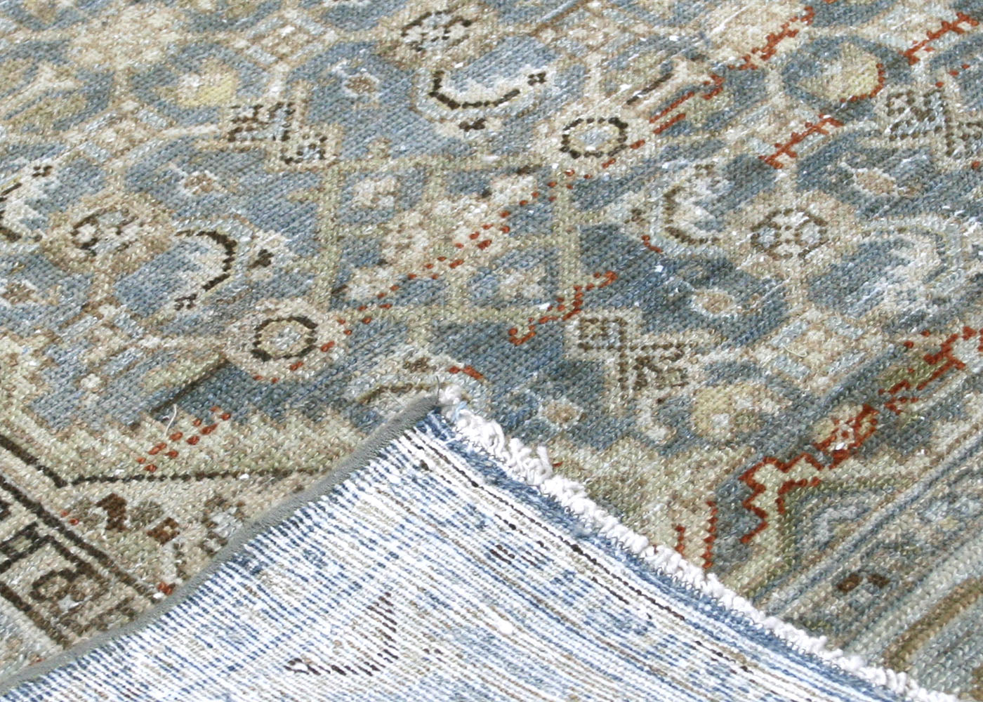 Semi Antique Persian Melayer Runner - 3'9" x 16'3" - 220019